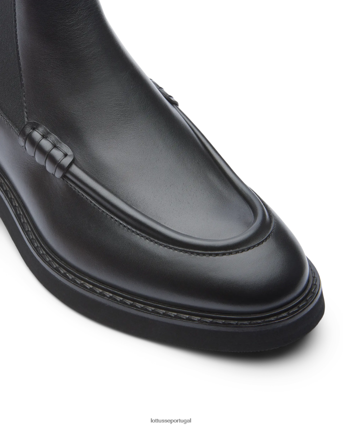 ponto Lottusse homens luca brush off bezerro botins preto 86F22T172 calçados