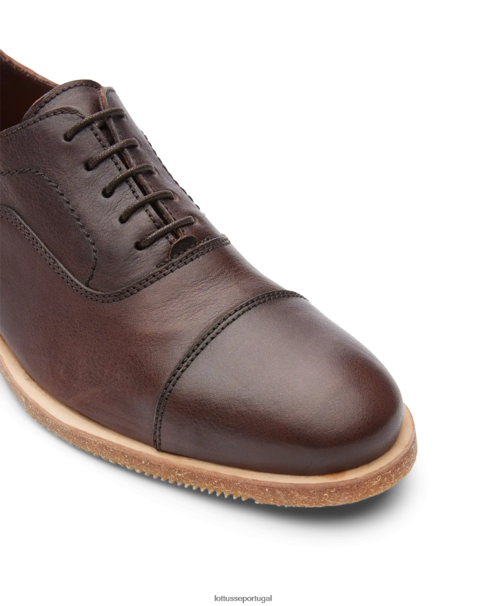 ponto Lottusse homens terra vaqueta soft bezerro oxford marrom 86F22T85 calçados